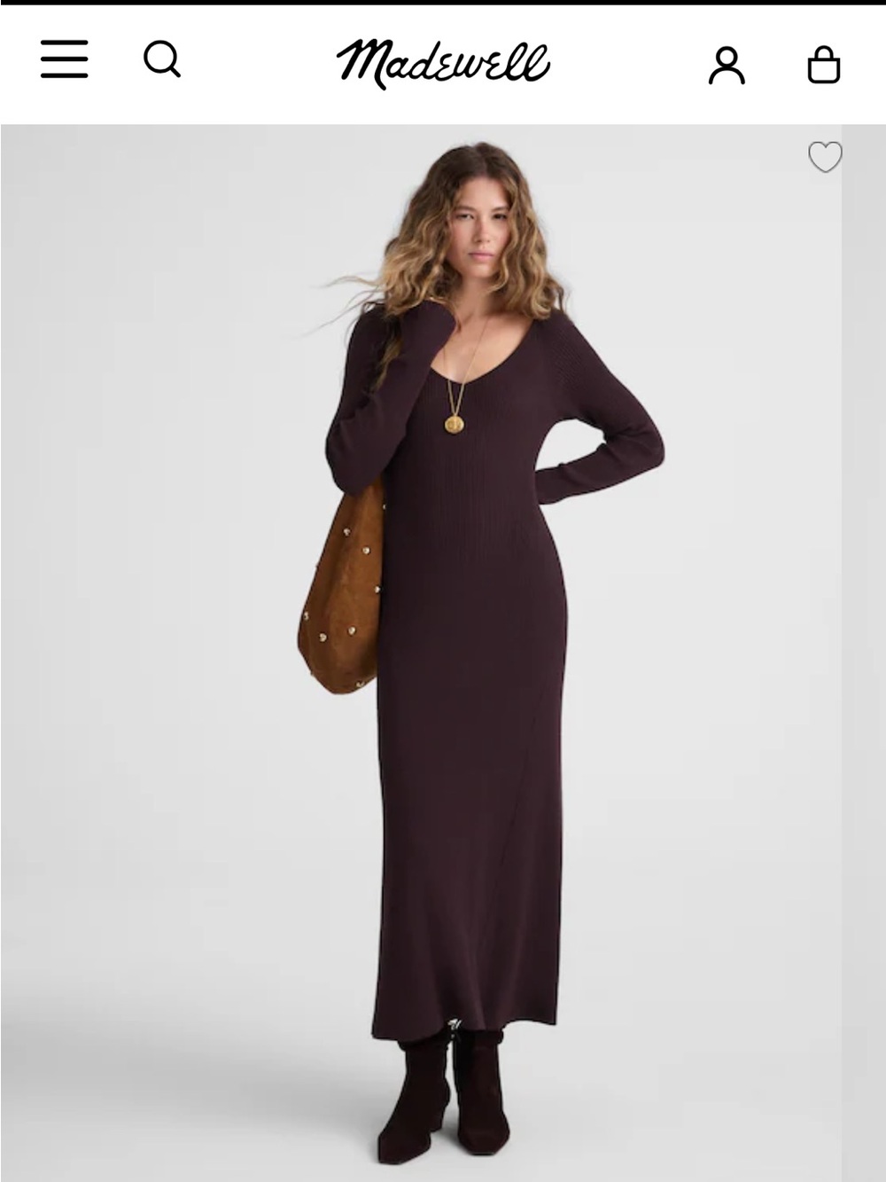Madewell Ribbed dress
